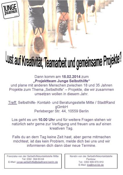 Projektteam'Junge Selbsthilfe'