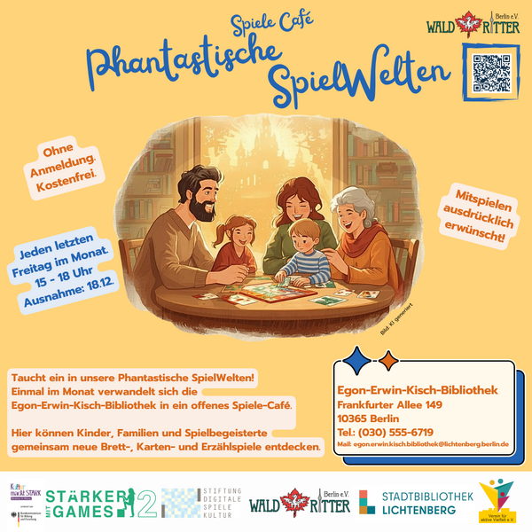 Phantastische SpielWelten – Spiele‑Café