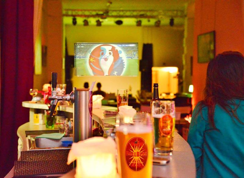Champions League - Public Viewing in Berlin Charlottenburg