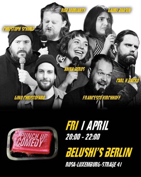 PUNCH UP Comedy: Hecklers’ Standup auf Englisch