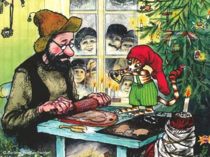 „Pettersson und Findus: Eine Weihnachtsgeschichte“ mit dem Berliner Puppentheater