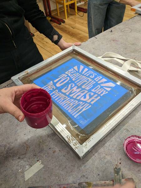 Druck dich aus! - Siebdruck-Workshop 