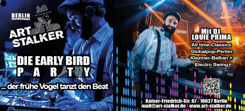 Die Early Bird Party mit DJ Louie Prima: Der frühe Vogel tanzt den Beat