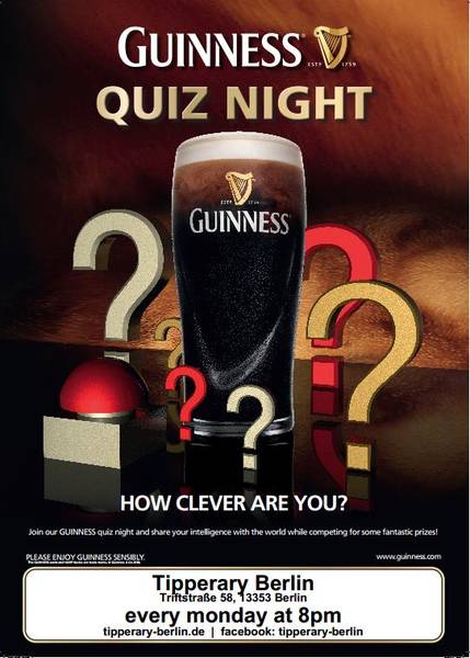  Die Guinness Quiz Night im Tipperary Berlin