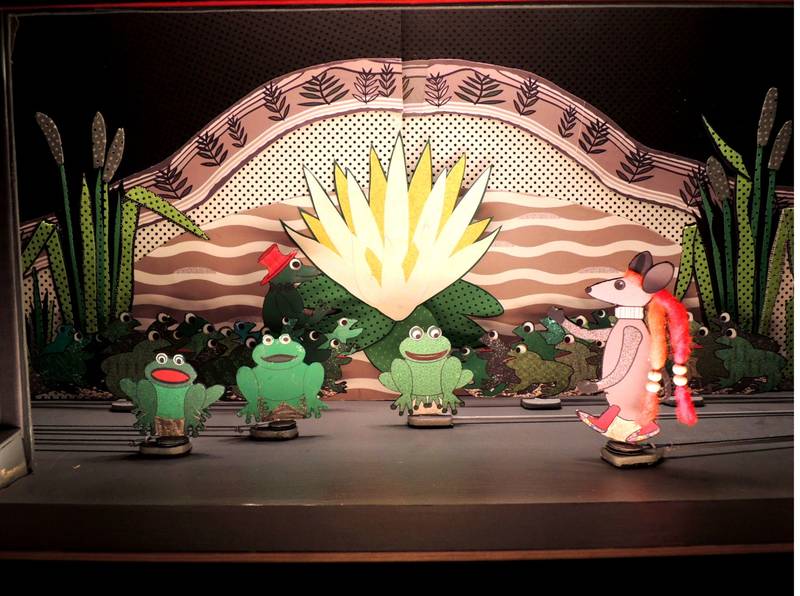 Papiertheater: Das  Rübchen und der Mondfrosch 
