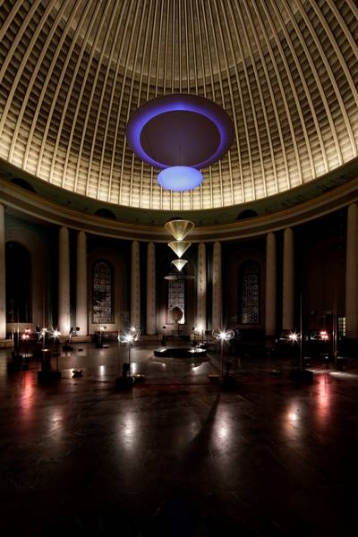 Ausstellung Rebecca Horn Glowing Core in Sankt Hedwig