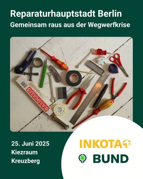 Podiumsdiskussion: Reparaturhauptstadt Berlin – Gemeinsam raus aus der Wegwerfkrise! 