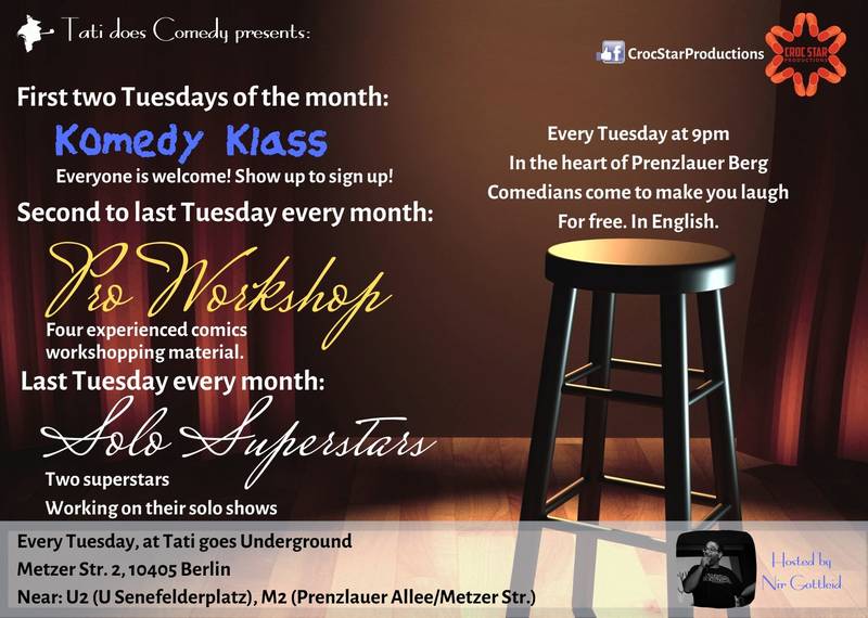 Tati does Comedy! FREE ENGLISH COMEDY in Mitte/PBerg