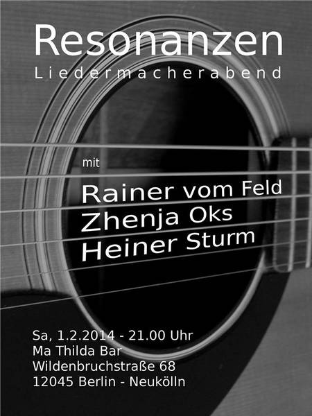 Resonanzen - Liedermacherabend