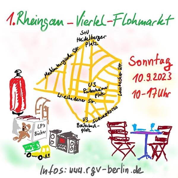1. Rheingau-Viertel-Flohmarkt