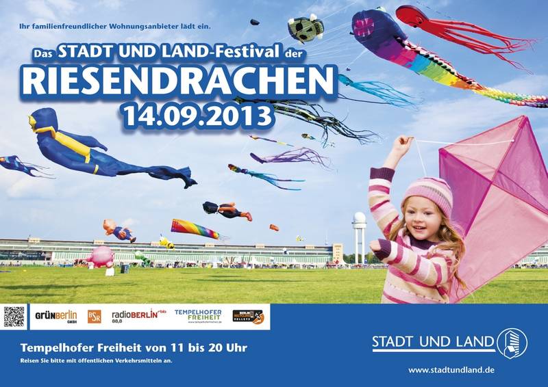 Festival der RIESENDRACHEN auf Tempelhofer Freiheit