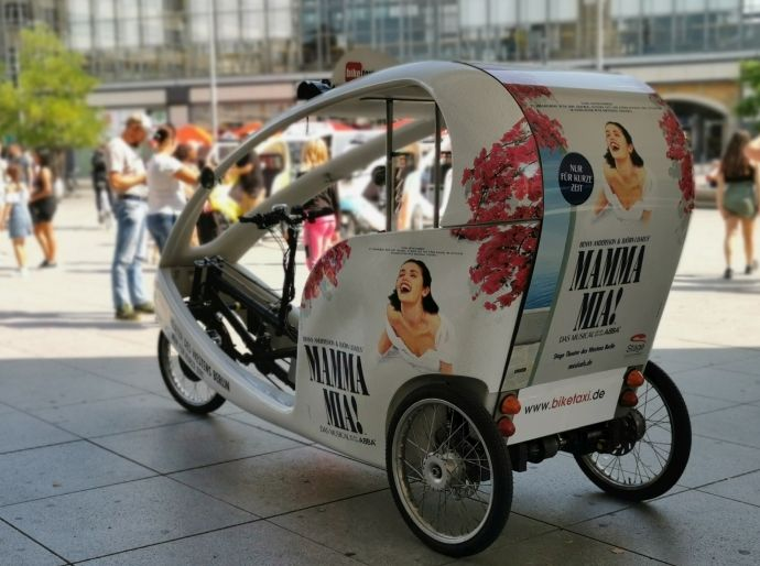 ABBA-Bike-Taxi - Free Ride for Dancing Queens