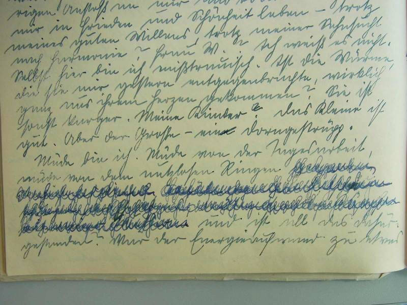 Aus dem Tagebuch der Sozialistin Erna P. in Wien von 1941, Teil 1