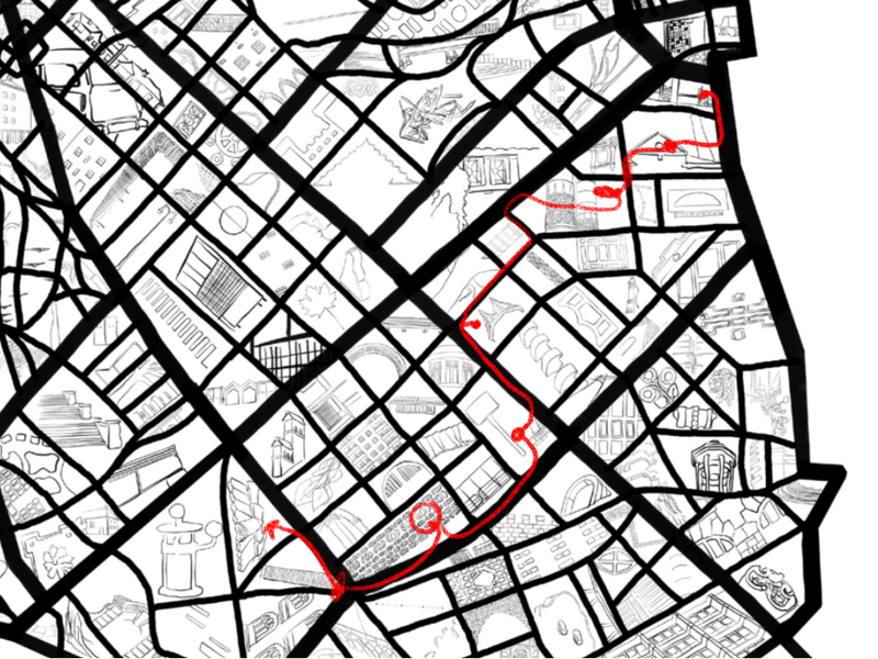 Mapping Wedding: Auf den Spuren des Mapquilt Tree