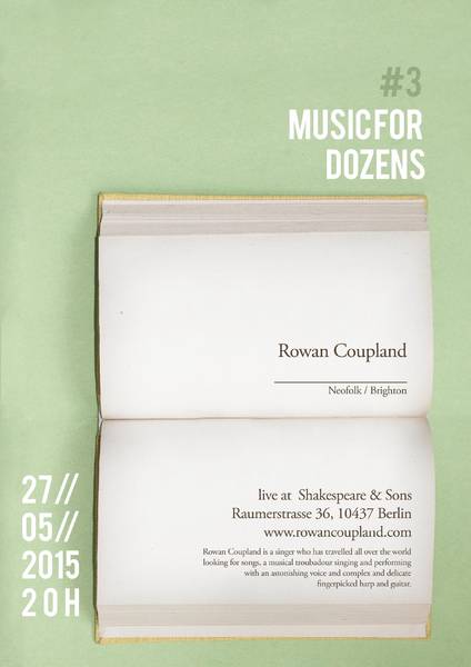 Music For Dozens #3 - Rowan Coupland
