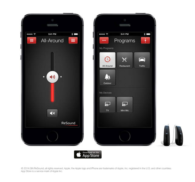 Live-Vorführung von ReSound LiNX, dem intelligenten Hörsystem „Made for iPhone“