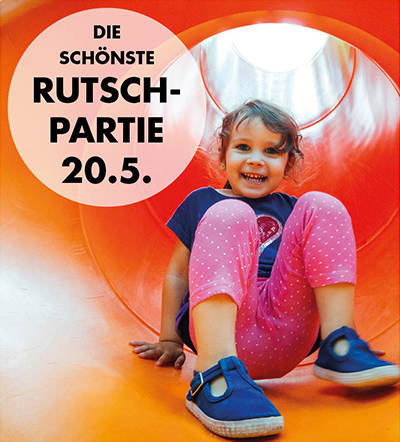 Eröffnung XXL-Riesenrutsche mit buntem Kinderprogramm