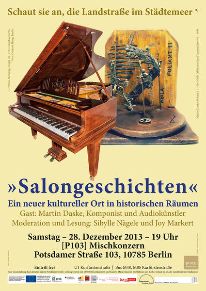Salongeschichten. Lesung und Musik.