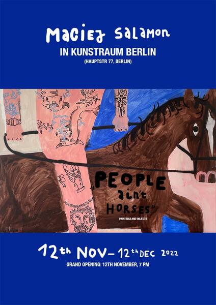 Eröffnung der Ausstellung "People ain´t Horses" 