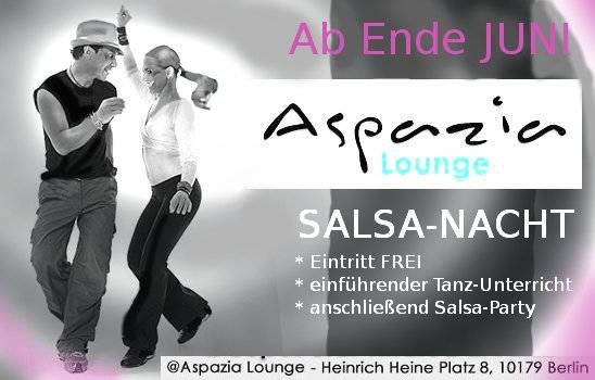 Neue Salsa-Location mit Tanzkurs : Aspazia