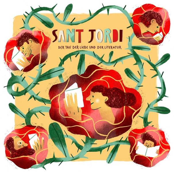 Sant Jordi und der Welttag des Buches in Berlin