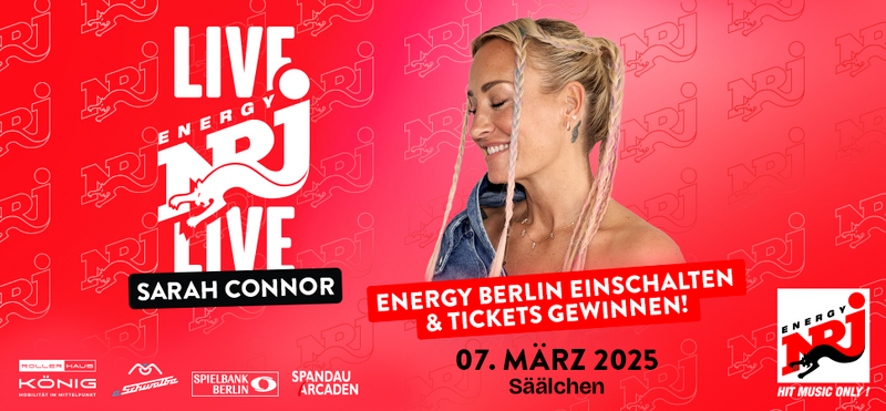 Energy Live mit Sarah Connor