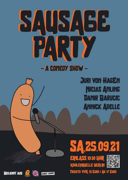 Sausage Party - a Standup Comedy Show - live in Kult-location Berlins