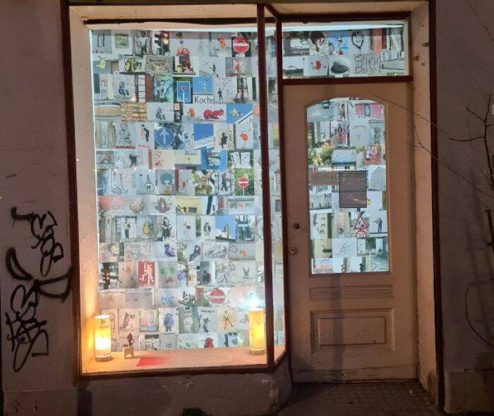 Schaufensterausstellung "Street-Art-Welt Berlin 2007 - 2024" (rund um die Uhr)