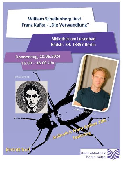 William Schellenberg liest: Franz Kafka - „Die Verwandlung“