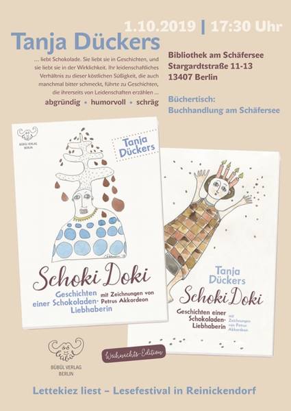 Lesung mit Tanja Dückers „Schoki Doki - Geschichten einer Schokoladenliebhaberin“