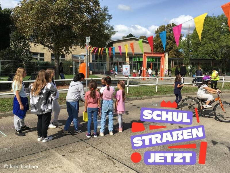 Straßen sind für alle da - auch für Kinder! Selbst und sicher gesund und groß werden! Schulstraßenaktion und Kidical Mass
