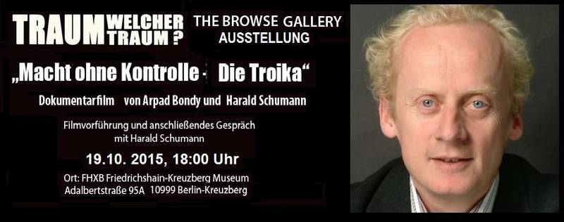 Macht ohne Kontrolle - Die Troika. Film und Talk mit Harald Schumann 
