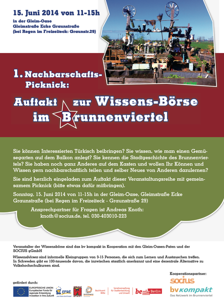 Wissensbörse im Brunnenviertel