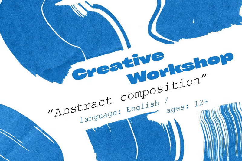 Abstract composition – Artistic workshop in English
