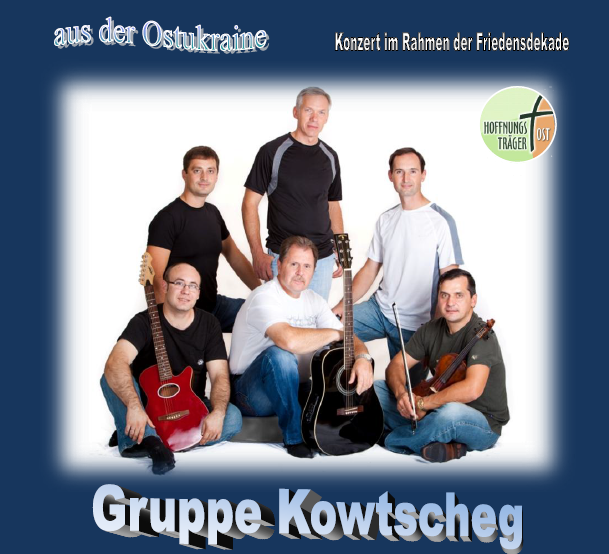 Konzert der Gruppe Kowtscheg aus der Ukraine