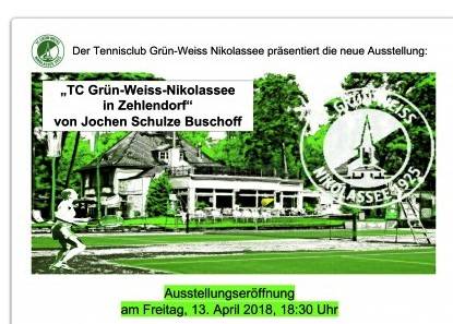Bilder/ Collagen von Jochen Schulze Buschoff zeigen den "TC-Grün-Weiß-Nikolassee"
