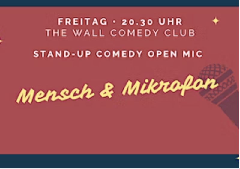 Stand-up Comedy • F-Hain • 20:30 Uhr "Mensch & Mikrofon" – Die Stand-up Show