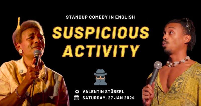 Suspicious Activity - Comedy in English (Free Entry)