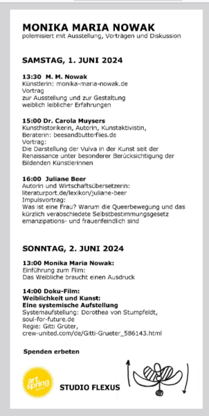 Monika Maria Nowak bei Art Spring 2024