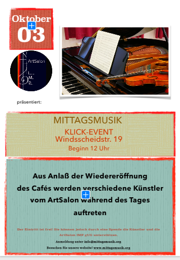 Wiedereröffnung des Kllkick-Café mit Musike