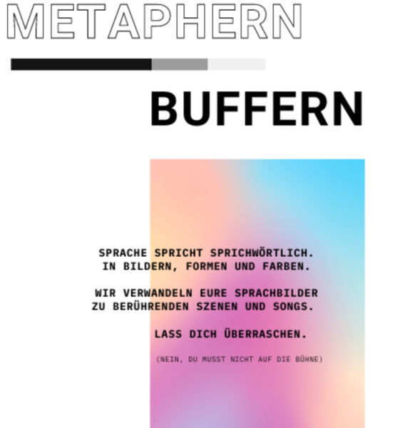 Metaphern buffern – Improtheater
