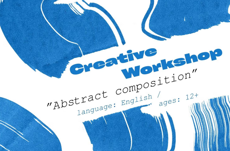 Abstract composition – Artistic workshop in English