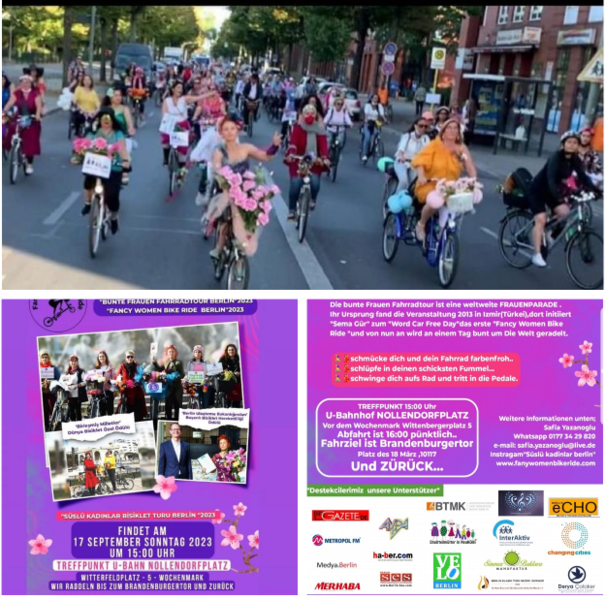 Fancy Women Bike Ride Berlin 2023               ''Safia Yazanoglu''