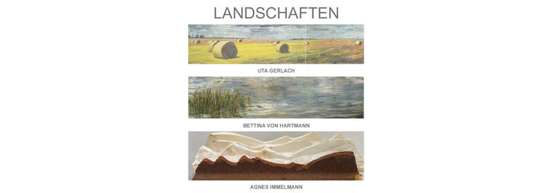 Ausstellung "Landschaften" Kleine Galerie Neukladow. Malerei und Installationen (Sa & So)