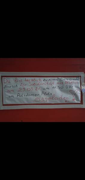 Belarus Solidaritätsmarsch