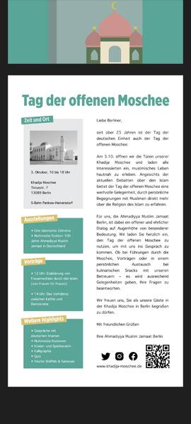 Tag der offenen Moschee 