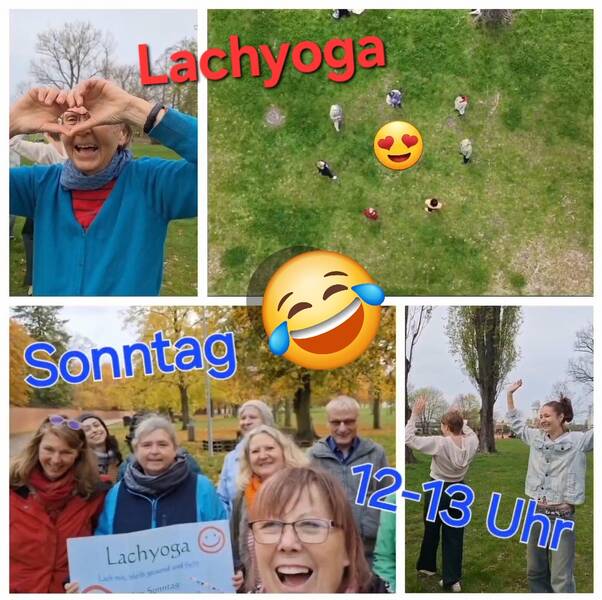 Lachyoga auf dem Tempelhofer Feld - Fröhlich und fit in den Winter