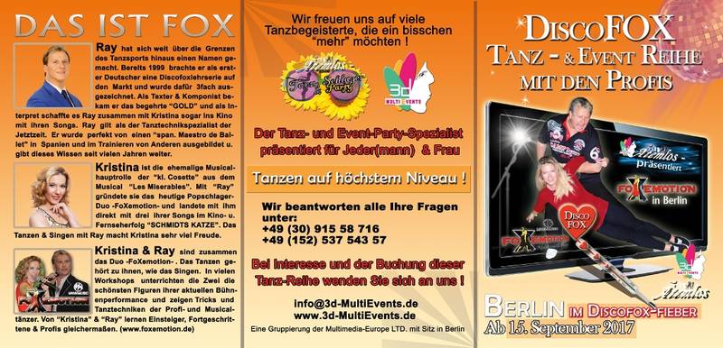 Berlin im Discof0x -Fieber Tanzen lernen von den Profis