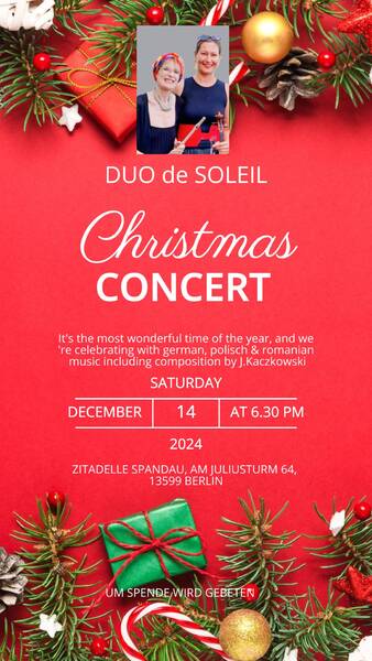 Christmas concert with Duo de Soleil 