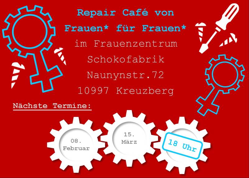 Repair Café von Frauen* für Frauen*